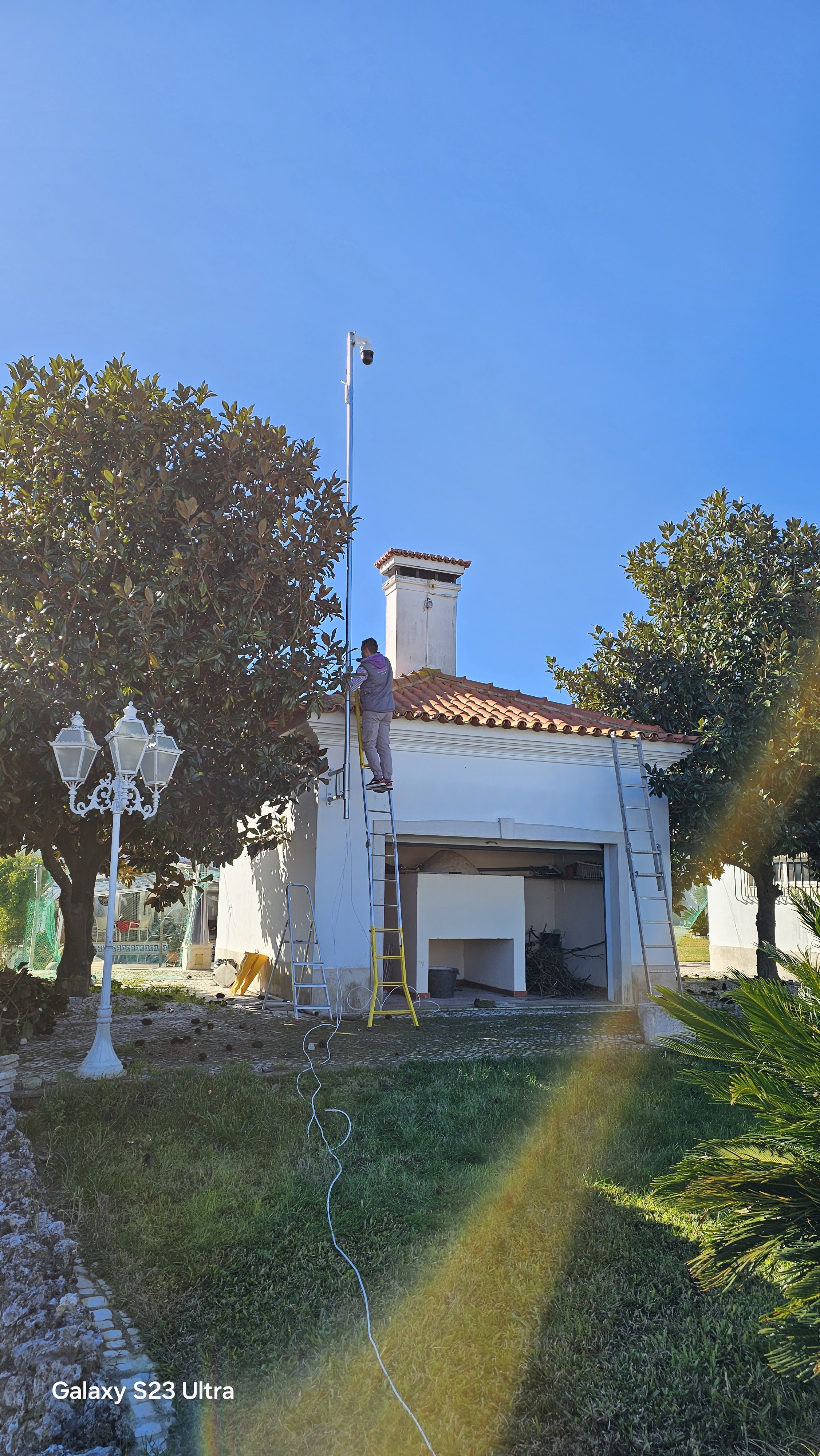 Instalação de segurança