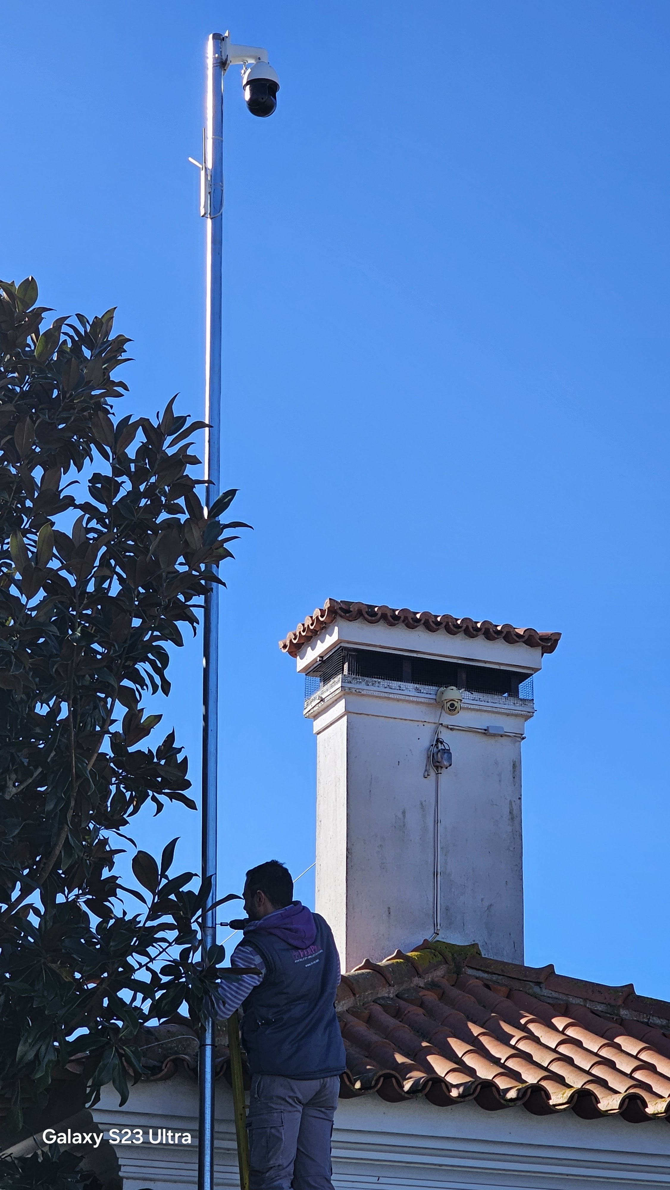 Instalação de segurança